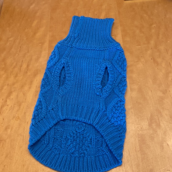 BINGPET Dog/Cat Knitted Sweaters - Turtleneck - Classic Cable- like new! - Picture 2 of 3